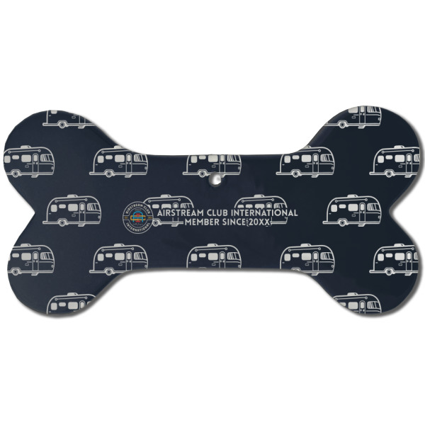 Custom Design - Ceramic Flat Ornament - Bone Front