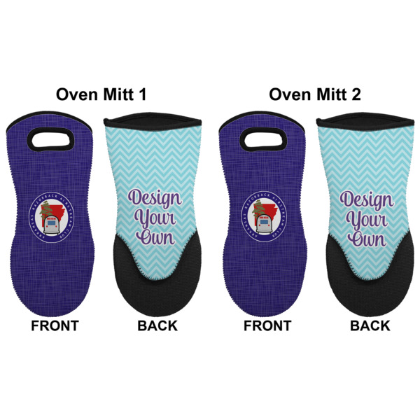 Custom Design - Neoprene Oven Mitt - Set of 2 - Approval