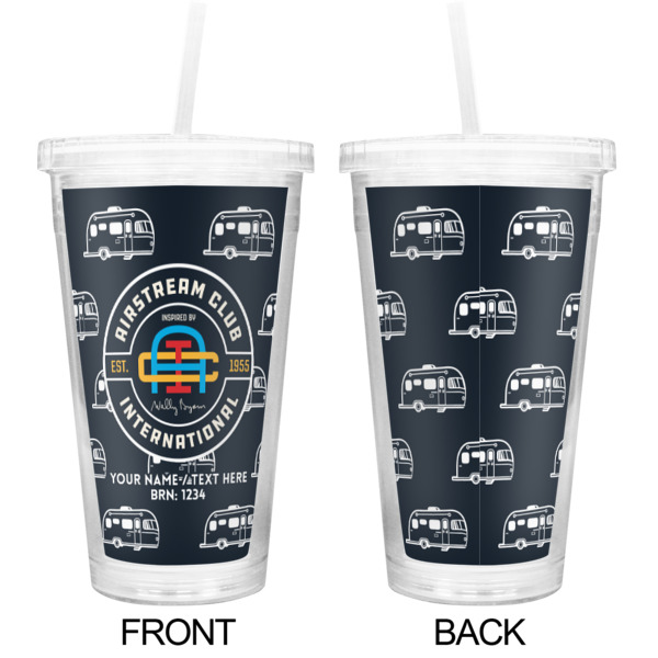 Custom Design - Double Wall Tumbler with Straw - Approval