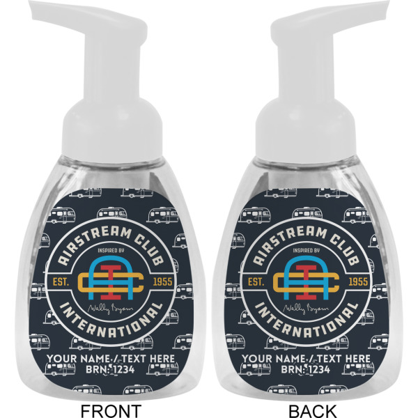 Custom Design - Foam Soap Bottle - White - Front & Back