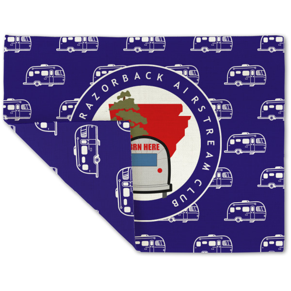 Custom Design - Linen Placemat - Folded Corner (double side)