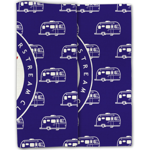 Custom Design - Linen Placemat - Double Sided - Folded Half