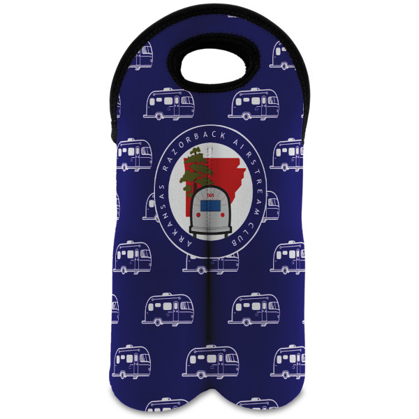 Custom Design Your Own Wine Tote Bag - 2 Bottles