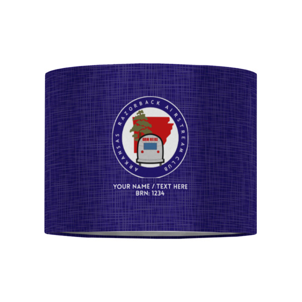 Custom Design - 8" Drum Lampshade - Front (Fabric)