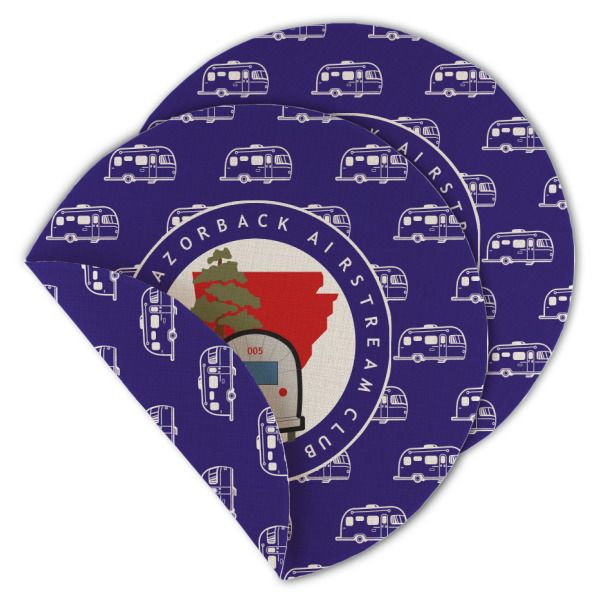 Custom Design - Round Linen Placemats - MAIN (Double-Sided)