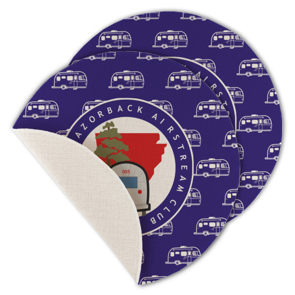 Custom Design - Round Linen Placemats - MAIN (Single Sided)
