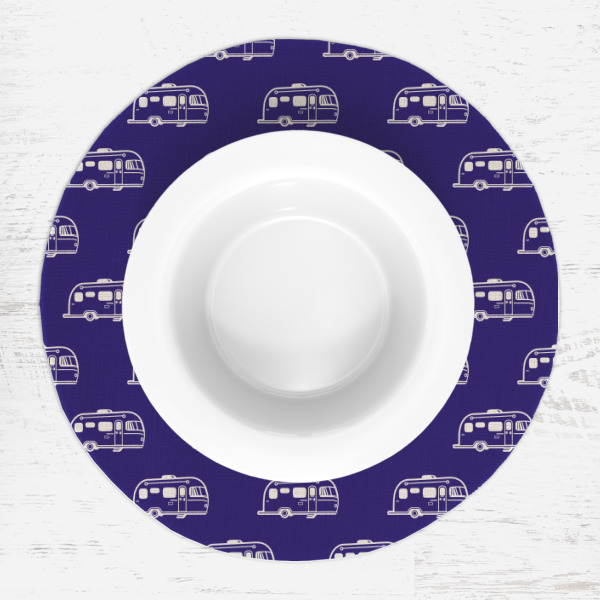Custom Design - Round Linen Placemats - LIFESTYLE (single)