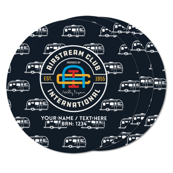 Custom Design - Round Fridge Magnet - THREE