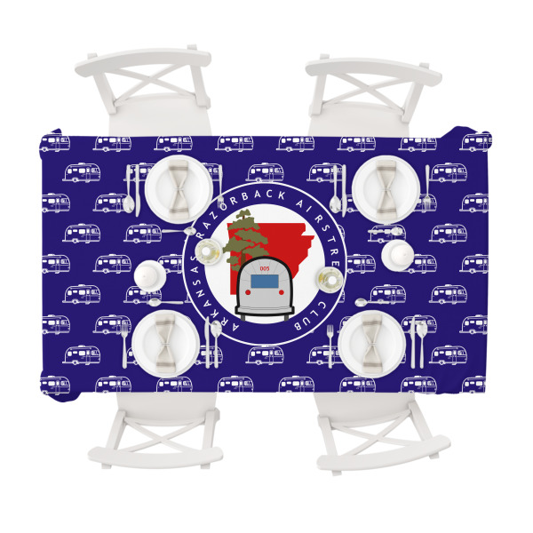 Custom Design - Tablecloths (58"x102") - TOP VIEW (with plates)