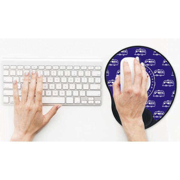 Custom Design - Mouse Pad with Wrist Rest - LIFESYTLE 2 (in use)