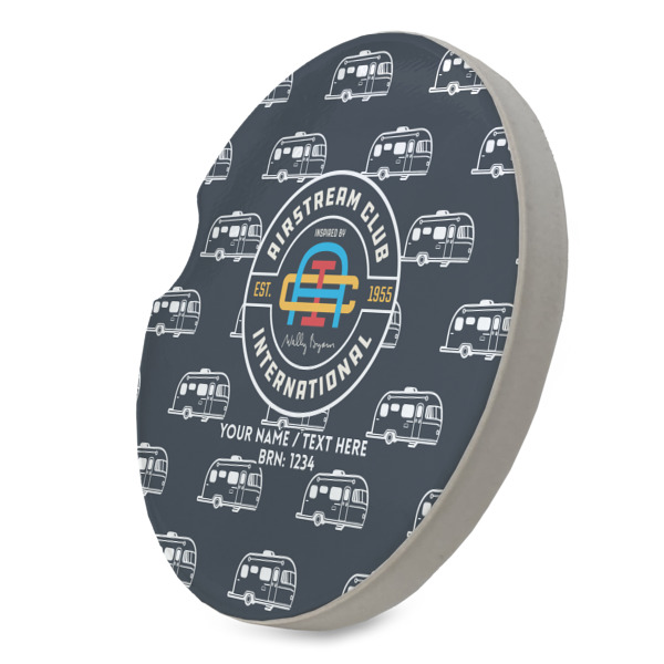 Custom Design - Sandstone Car Coaster - Standing Angle