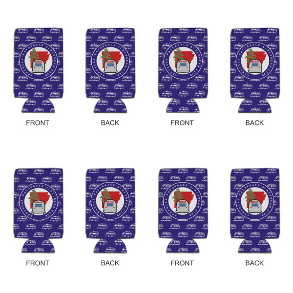 Custom Design - Can Cooler - 16oz - Set of 4 - Front & Back