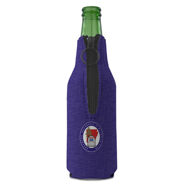 Custom Design - Zipper Bottle Cooler - BACK (bottle)