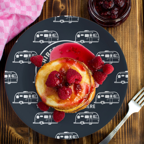Custom Design - Melamine Plate 8 inches - LIFESTYLE