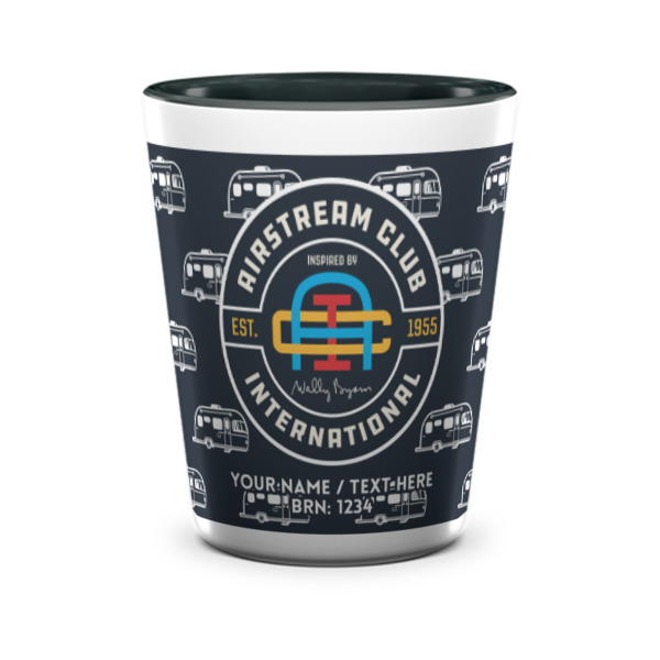 Custom Design - Ceramic Shot Glass - Two Tone - Front