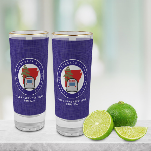 Custom Design - Glass Shot Glass - 2oz - Lifestyle