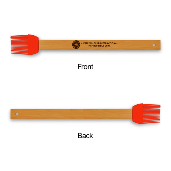 Custom Design - Silicone Brushes - Red - Front & Back