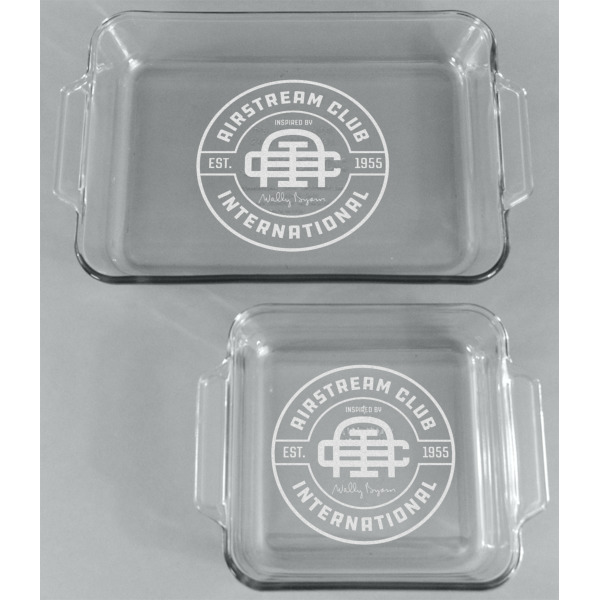 Custom Design - Glass Baking Dish Set - Front