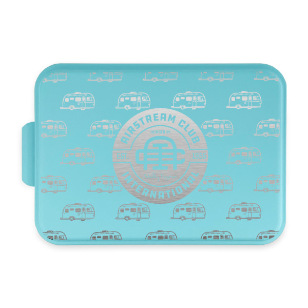 Custom Design Your Own Aluminum Baking Pan with Teal Lid