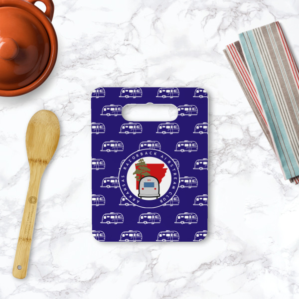 Custom Design - Rectangle Trivet with Handle - LIFESTYLE