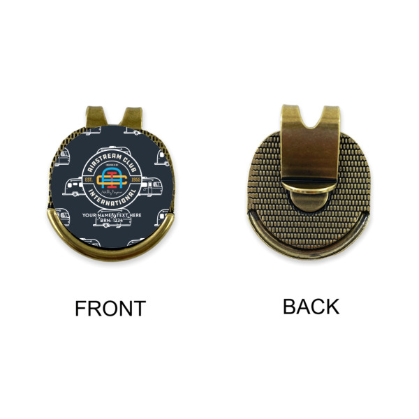 Custom Design - Golf Ball Hat Clip Marker - Apvl - GOLD