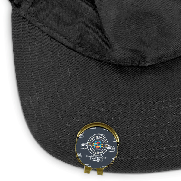 Custom Design - Golf Ball Marker Hat Clip - Main - GOLD