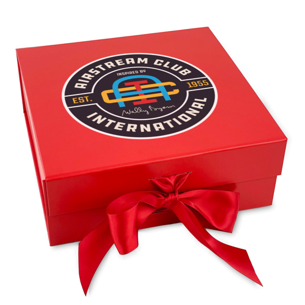Custom Design Your Own Gift Box with Magnetic Lid - Red