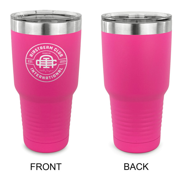 Custom Design - 30 oz Stainless Steel Ringneck Tumblers - Pink - Single Sided - APPROVAL