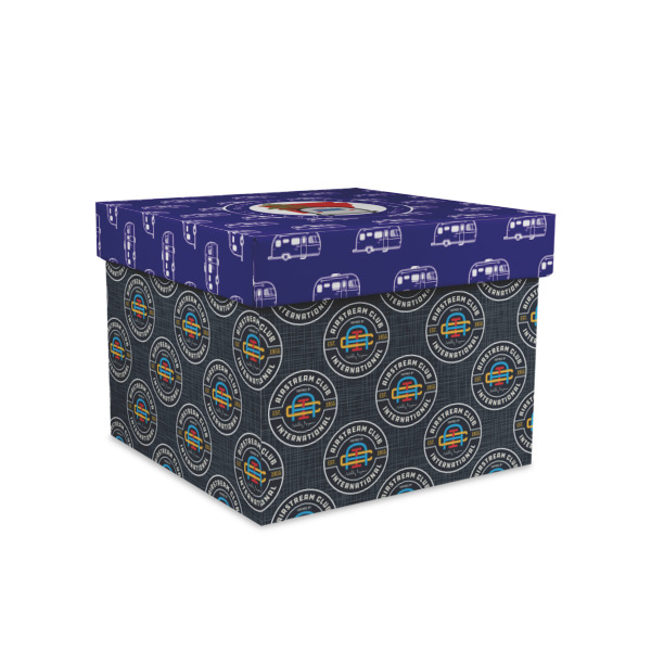 Custom Design Your Own Gift Box with Lid - Canvas Wrapped - Medium