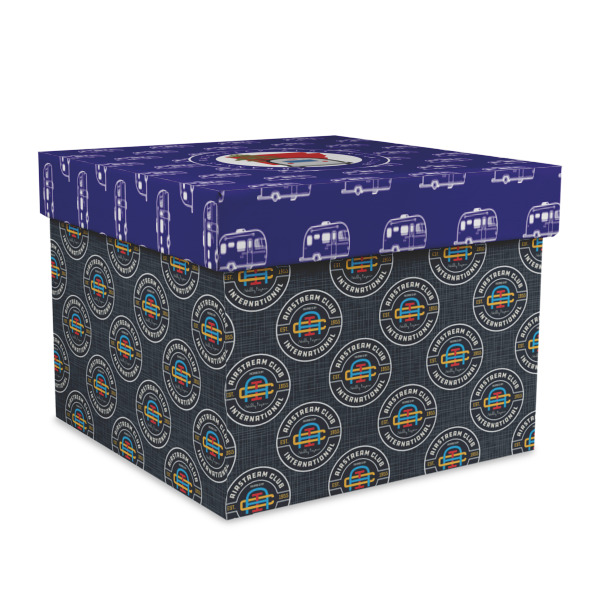 Custom Design Your Own Gift Box with Lid - Canvas Wrapped - X-Large