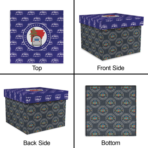 Custom Design - Gift Boxes with Lid - Canvas Wrapped - X-Large - Approval