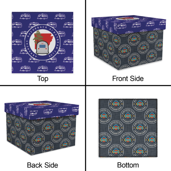 Custom Design - Gift Boxes with Lid - Canvas Wrapped - Small - Approval