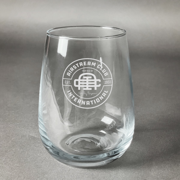 Custom Design Your Own Stemless Wine Glass - Laser Engraved