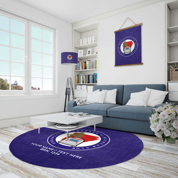 Custom Design - Round Area Rug - IN CONTEXT