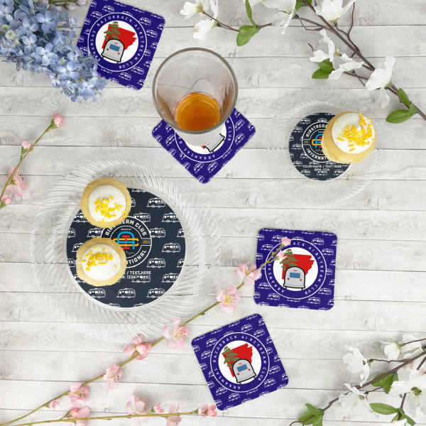 Custom Design - Plastic Party Appetizer & Dessert Plates - In Context