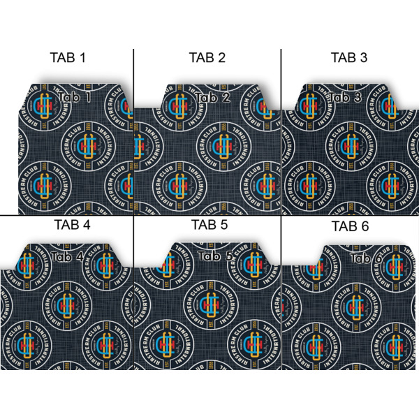 Custom Design - Page Dividers - Set of 6 - Approval