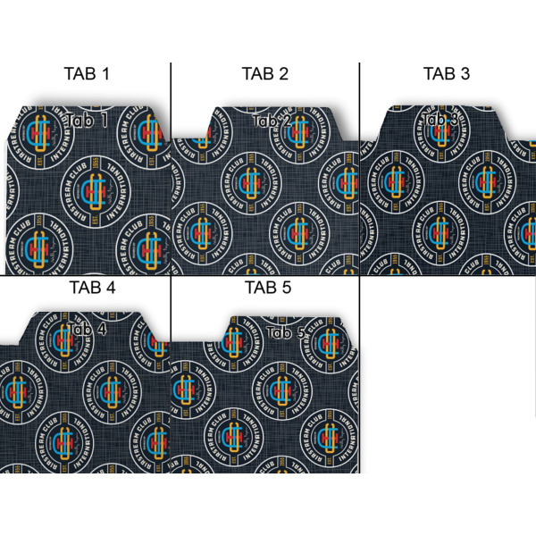 Custom Design - Page Dividers - Set of 5 - Approval