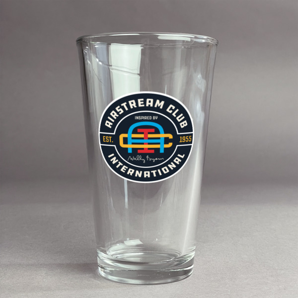 Custom Design Your Own Pint Glass - Full Color Logo