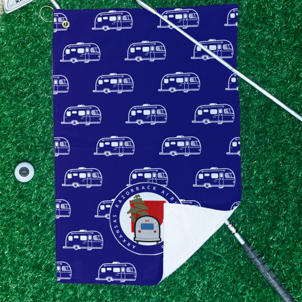 Custom Design - Waffle Weave Golf Towel - In Context