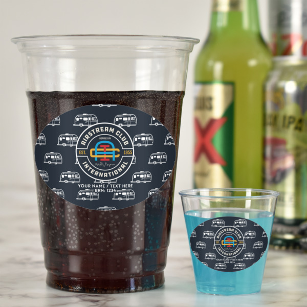 Custom Design - Plastic Shot Glasses - In Context
