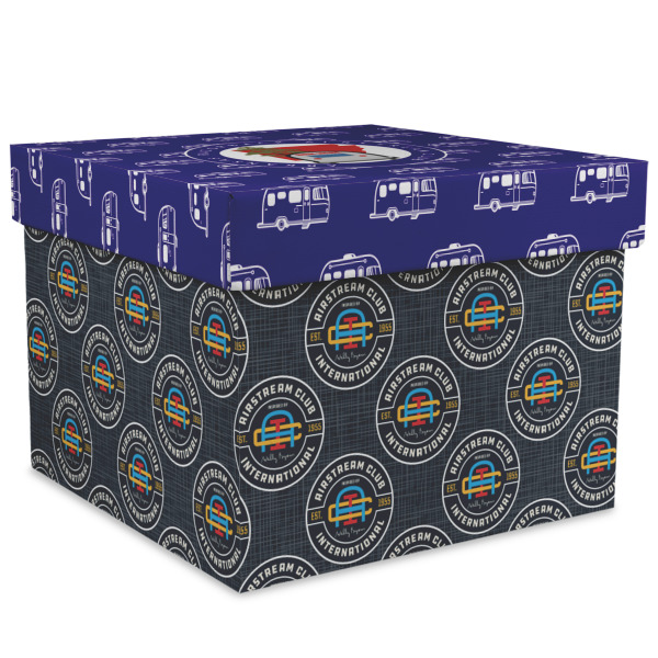 Custom Design Your Own Gift Box with Lid - Canvas Wrapped - XX-Large