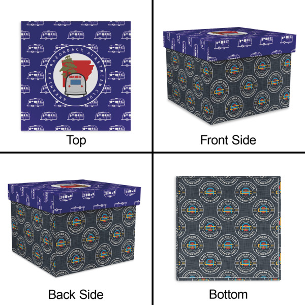 Custom Design - Gift Boxes with Lid - Canvas Wrapped - XX-Large - Approval