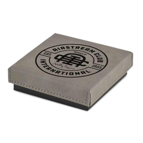 Custom Design Your Own Jewelry Gift Box - Engraved Leather Lid
