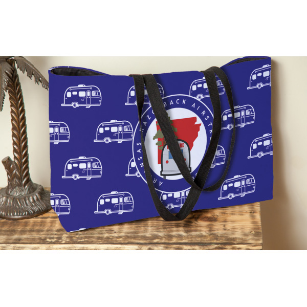 Custom Design - Tote w/Black Handles - Lifestyle View