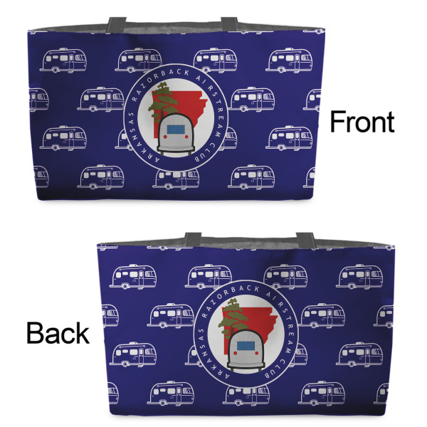 Custom Design - Tote w/Black Handles - Front & Back Views