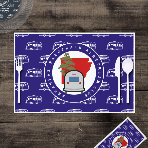 Custom Design - Disposable Paper Placemat - In Context