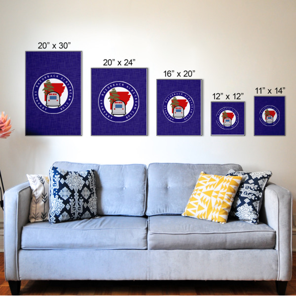 Custom Design - Wood Prints - Size Comparison
