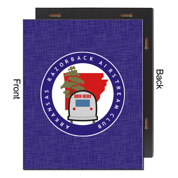 Custom Design - 16x20 Wood Print - Front & Back View