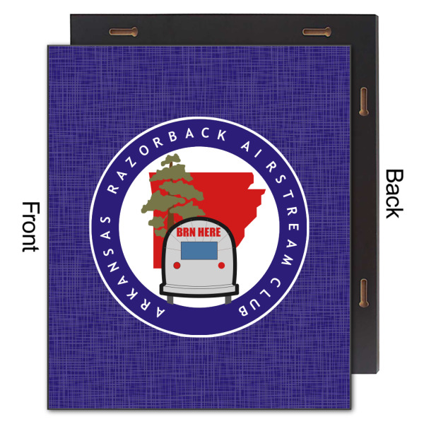 Custom Design - 20x24 Wood Print - Front & Back View