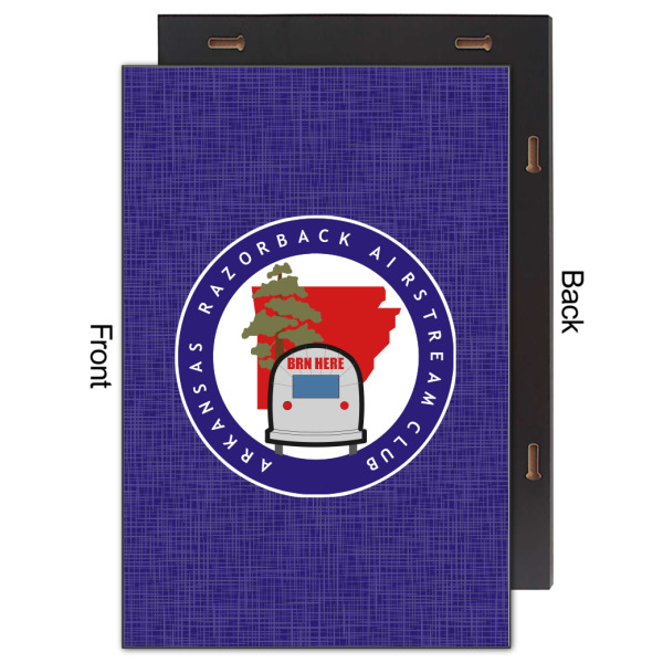 Custom Design - 20x30 Wood Print - Front & Back View